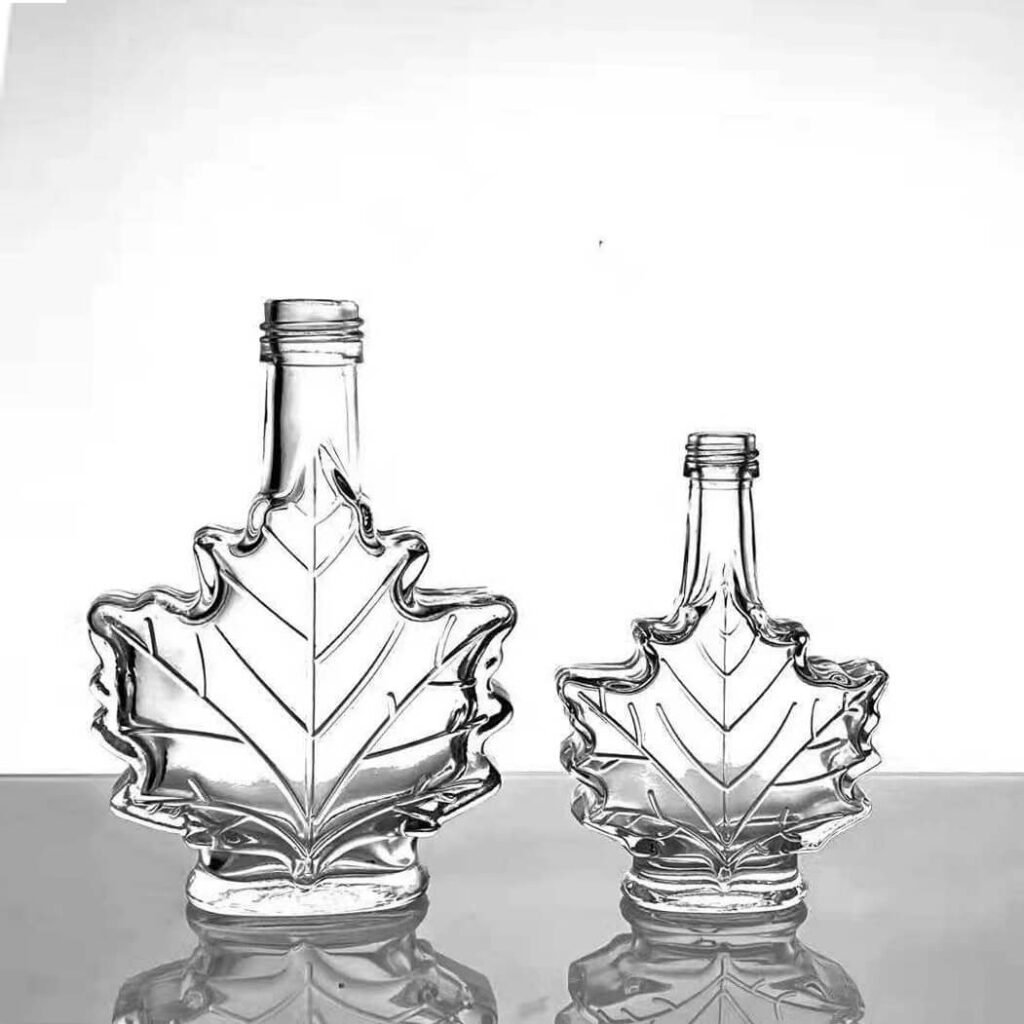 Maple leaf vase